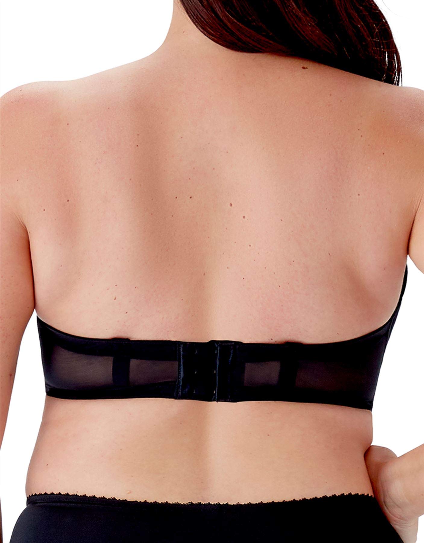 Women's Multiway Support Bra - Comfortable & Adjustable Strapless Bra for Everyday Wear - Black, Size 40D - Perfect for Workouts, Evening Wear & Special Occasions