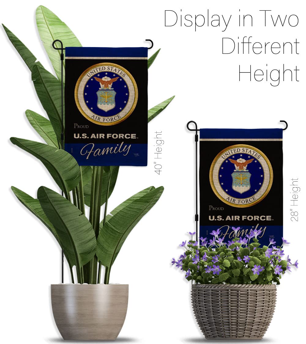 USA Military Garden Flag - Double-Sided 13x18.5 for Yard & Home Decor