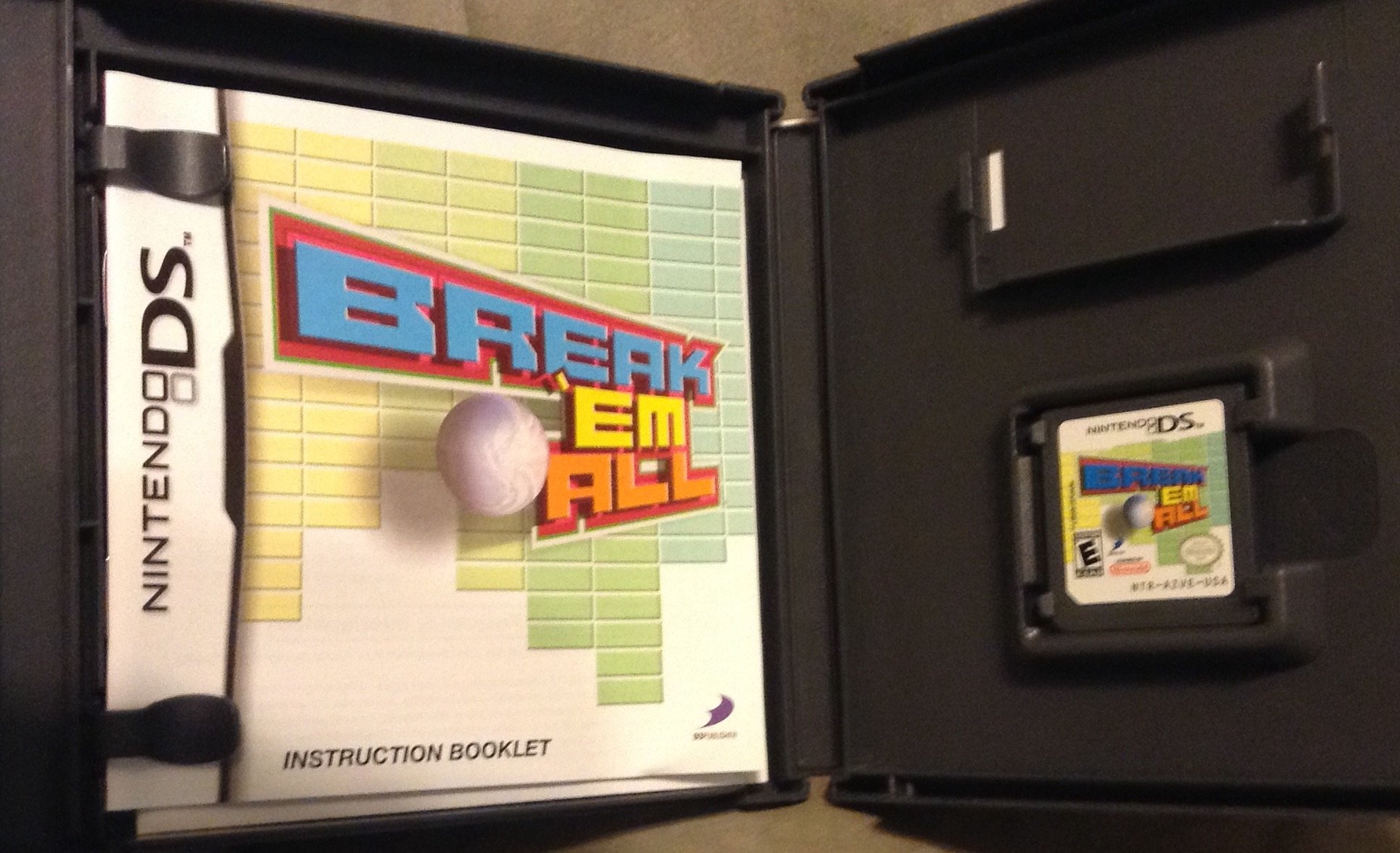 Break 'Em All - Nintendo DS Game - Puzzle & Action Adventure for Kids & Adults - Perfect for Travel & Family Game Nights