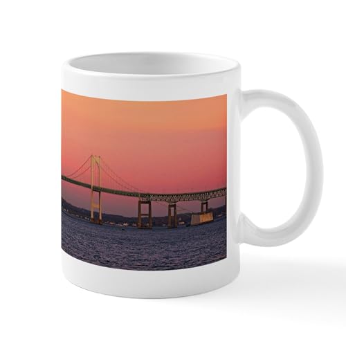 White - Newport Bridge, Rhode Island Coffee Mug