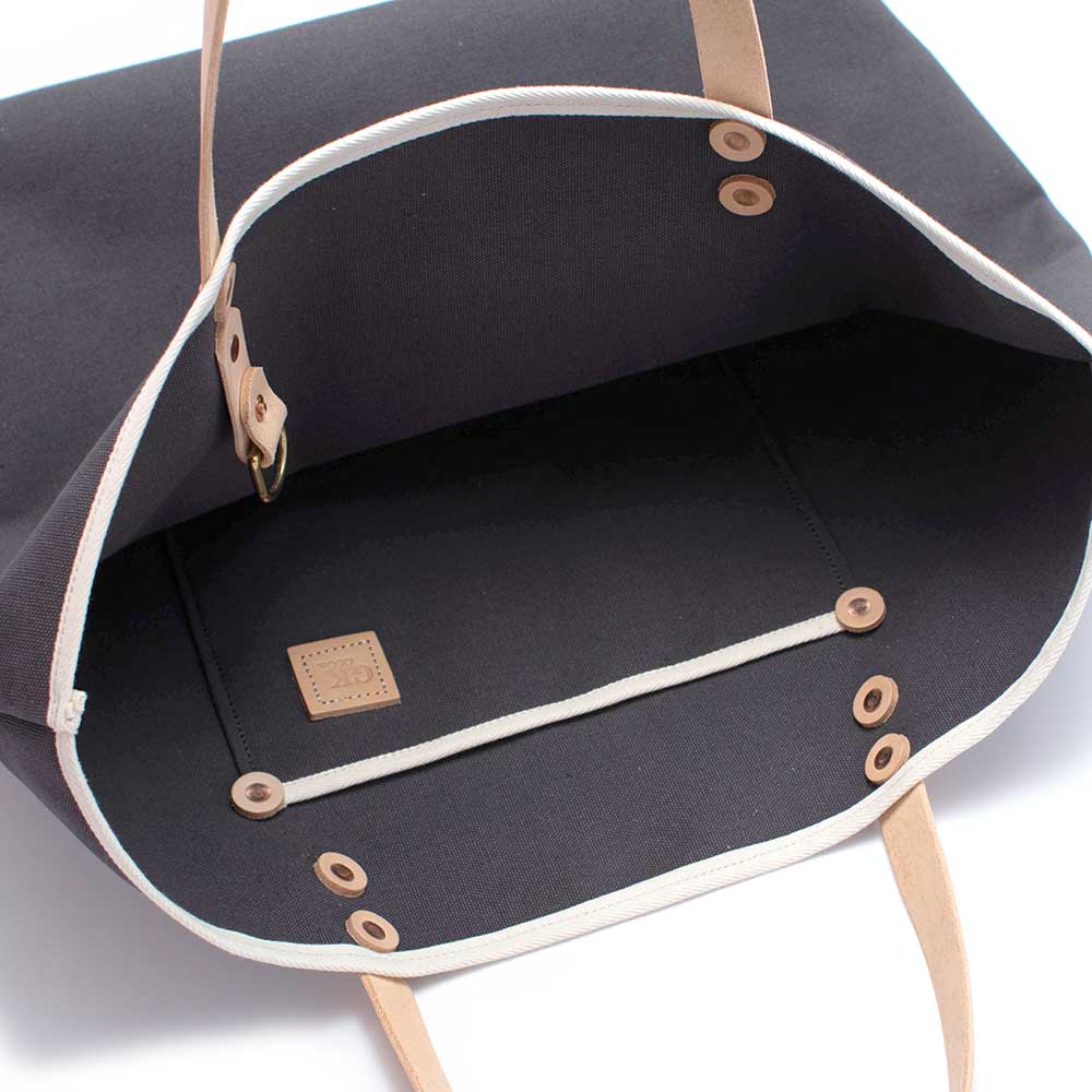 All Day Canvas Bucket Tote Pebble - Stylish & Durable Women's Shoulder Bag for Work, Travel & Shopping | Water-Resistant & Spacious Design