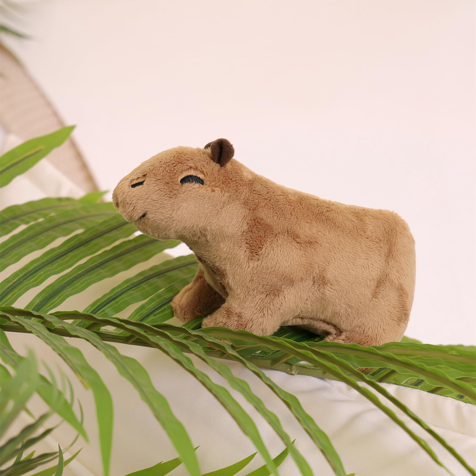 Adorable 7.8 Inch Capybara Stuffed Animal Plush Toy - Soft & Cute Small Plushie Gift for Kids & Adults | Perfect for Cuddling, Birthday Gifts & Home Decor