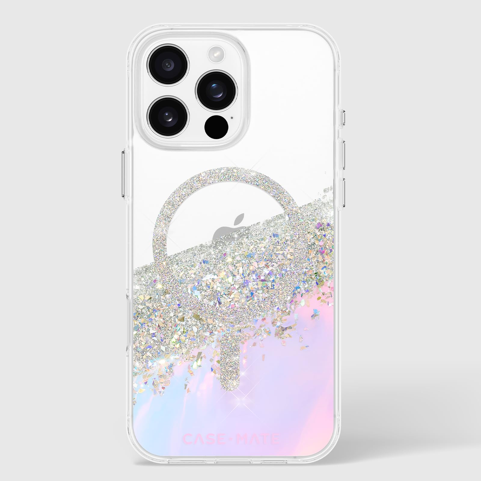 Case-Mate iPhone 16 Pro Max Case [MagSafe Compatible] - Sparkly Holographic Phone Cover with 12ft Military-Grade Drop Protection - Premium Magnetic Case for iPhone 16 Pro Max - Karat Iridescent Design - Perfect for Everyday Use, Work & Travel Protection