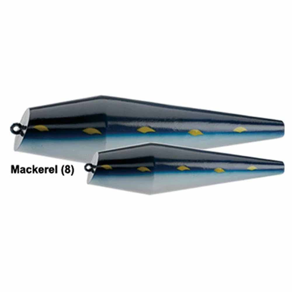 Boone Lulu Mackerel 13.5in 4 Pin Rigged Ultimate Pin Teaser Fishing Lure - Perfect for Saltwater & Freshwater Game Fish