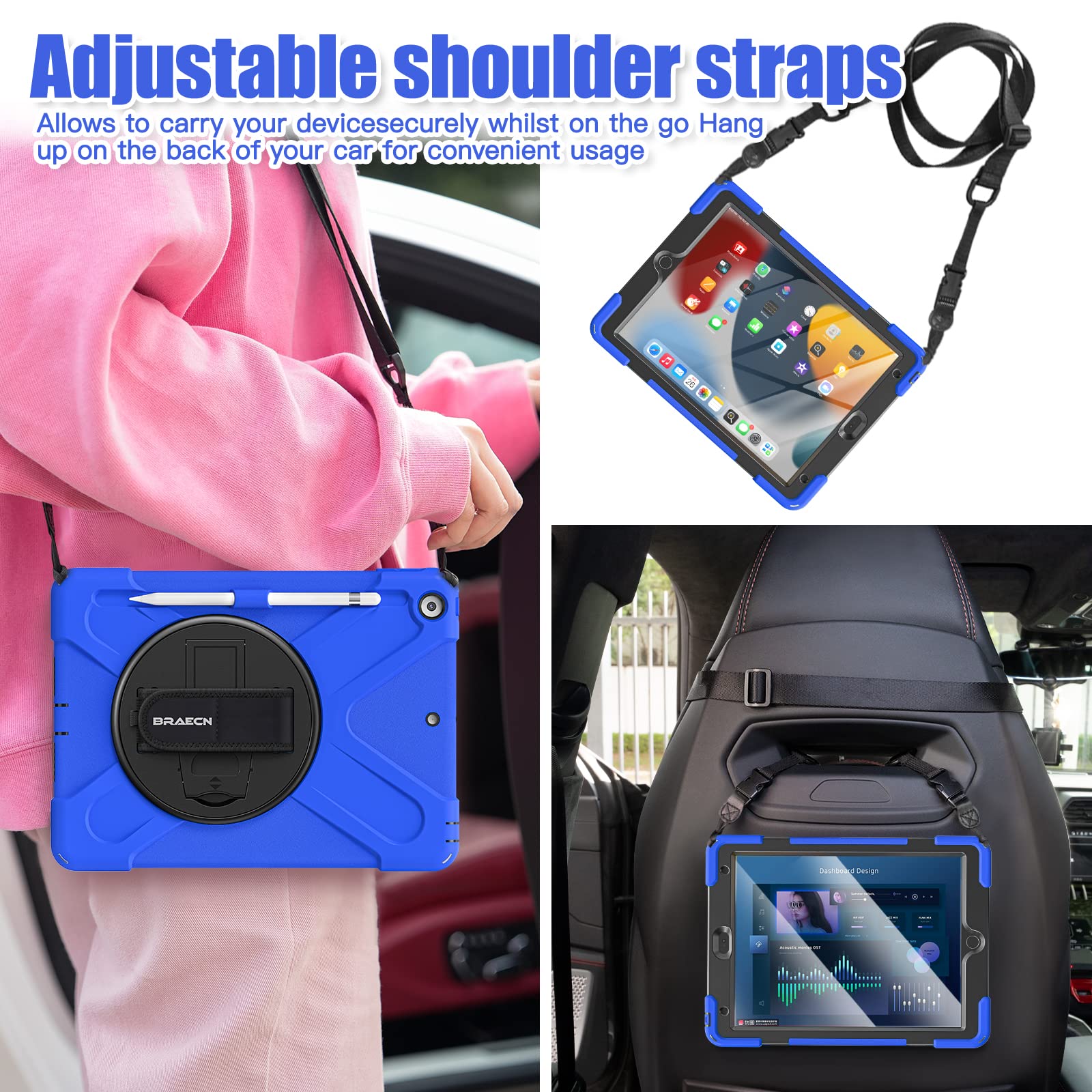 Shockproof Protective Case for Apple iPad 9th/8th/7th Gen 10.2
