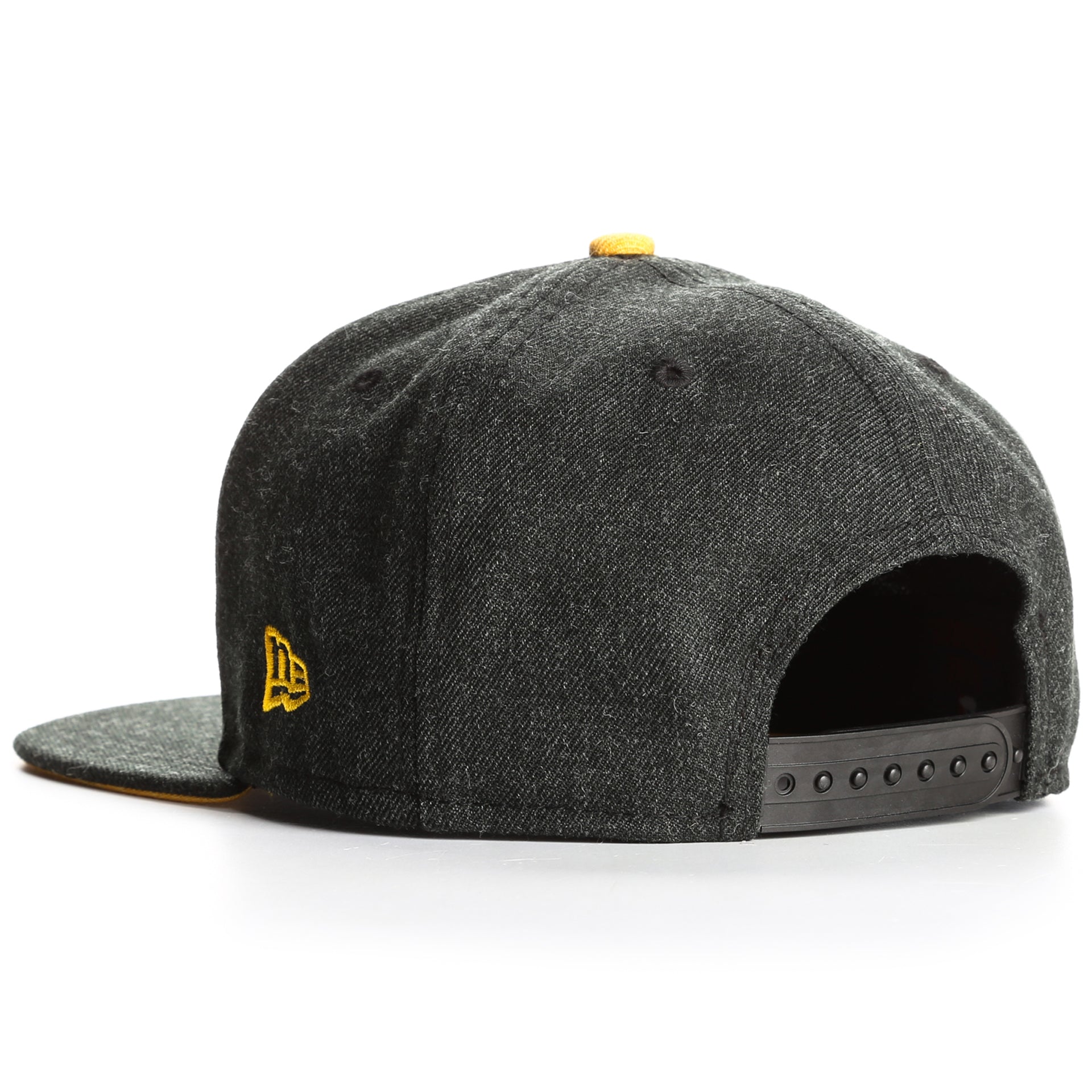 New Era 9Fifty Pittsburgh Pirates Heather Hype Snapback Cap - Charcoal Heather - Official MLB Baseball Hat for Men & Women - Perfect for Sports Fans, Casual Wear & Street Style