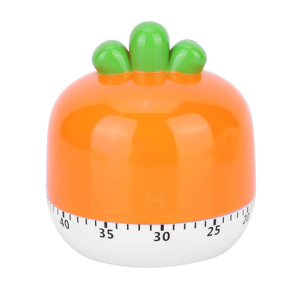 Cartoon Kitchen Timer - Manual Countdown Timer for Baking, Cooking & Home Use | Cute Orange Design | Perfect for Kids, Baking Enthusiasts & Home Chefs