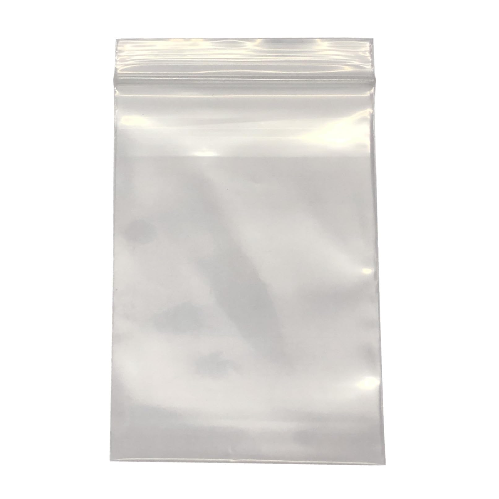 1.55x2 Inch Plastic Zip Bags - 3.9 Mil Thick Resealable Zipper Lock Pouches - 100 Pack Strong Durable Poly Bags for Storage, Packaging, Shipping - Perfect for Jewelry, Crafts, Beads & Small Parts Organization