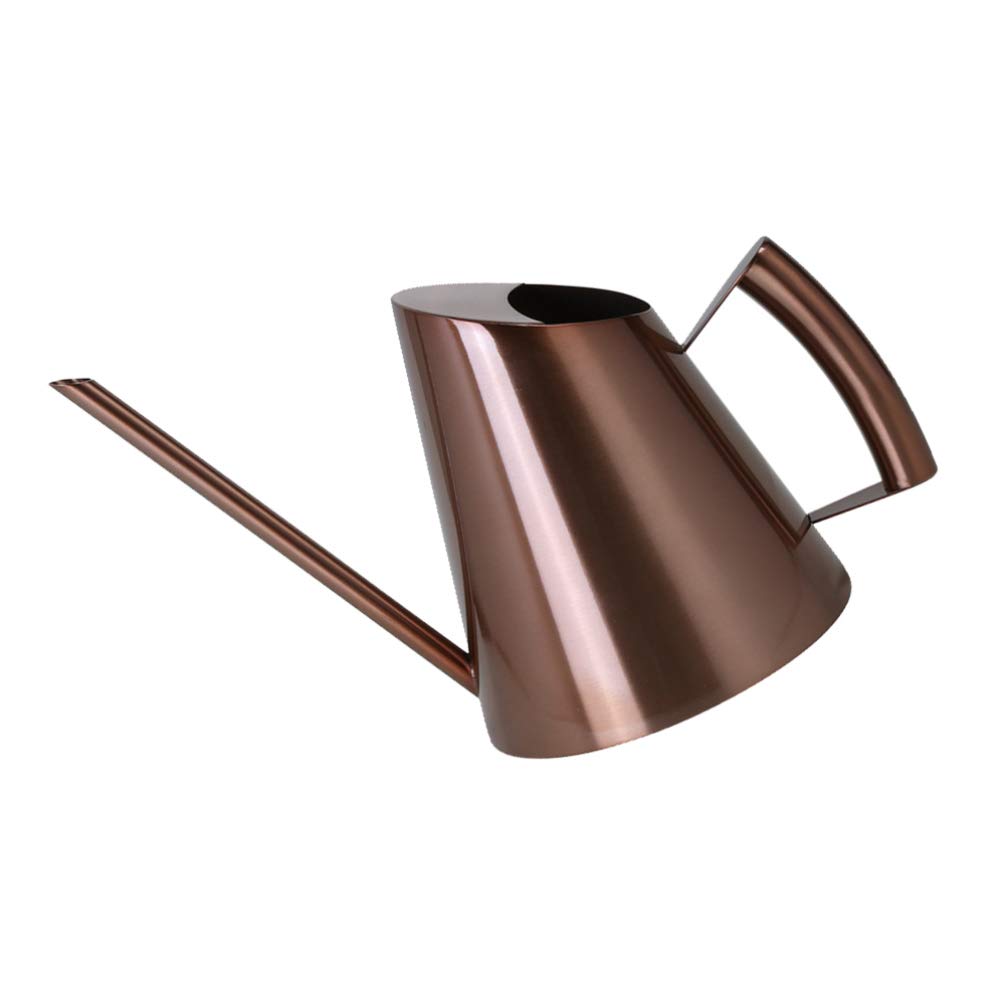Galvanized Indoor Watering Can with Long Spout - Modern Plant Watering Pot for Houseplants, Flowers & Garden - Antique Style Child-Friendly Watering Kettle with Ergonomic Handle (Perfect for Indoor Plants, Balcony Gardens & Delicate Flower Care)
