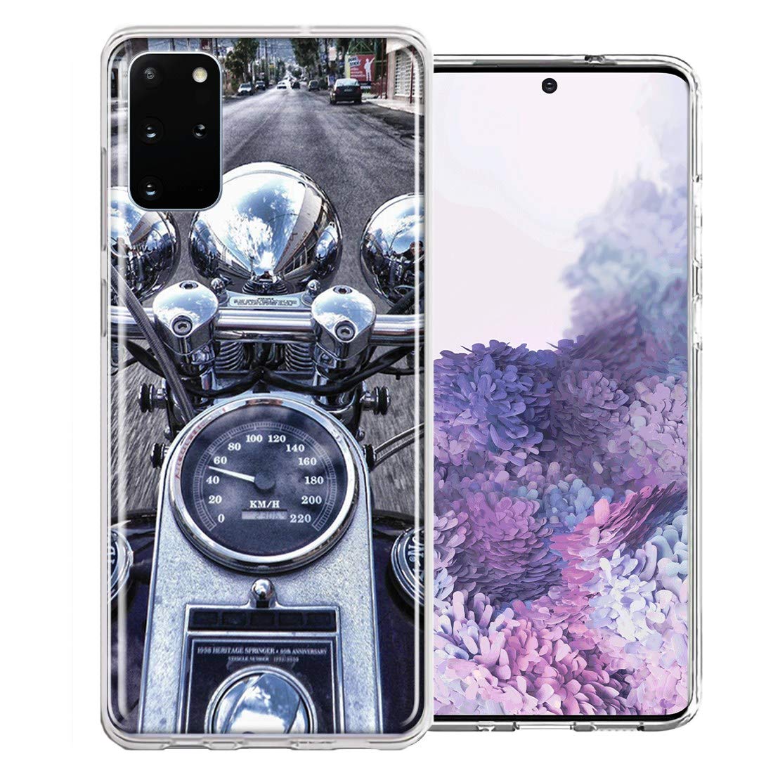 Samsung Galaxy S20 Plus Motorcycle Case - Durable Chopper Design for Riding & Outdoor Use