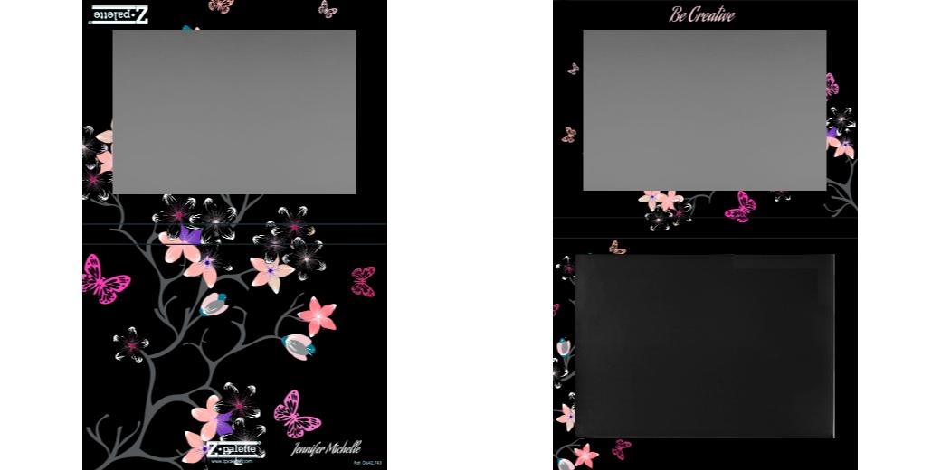 Custom Extra Large Z Palette - Magnetic Makeup Palette for Eyeshadows & Blush - Perfect for Makeup Artists & Travel Organizers