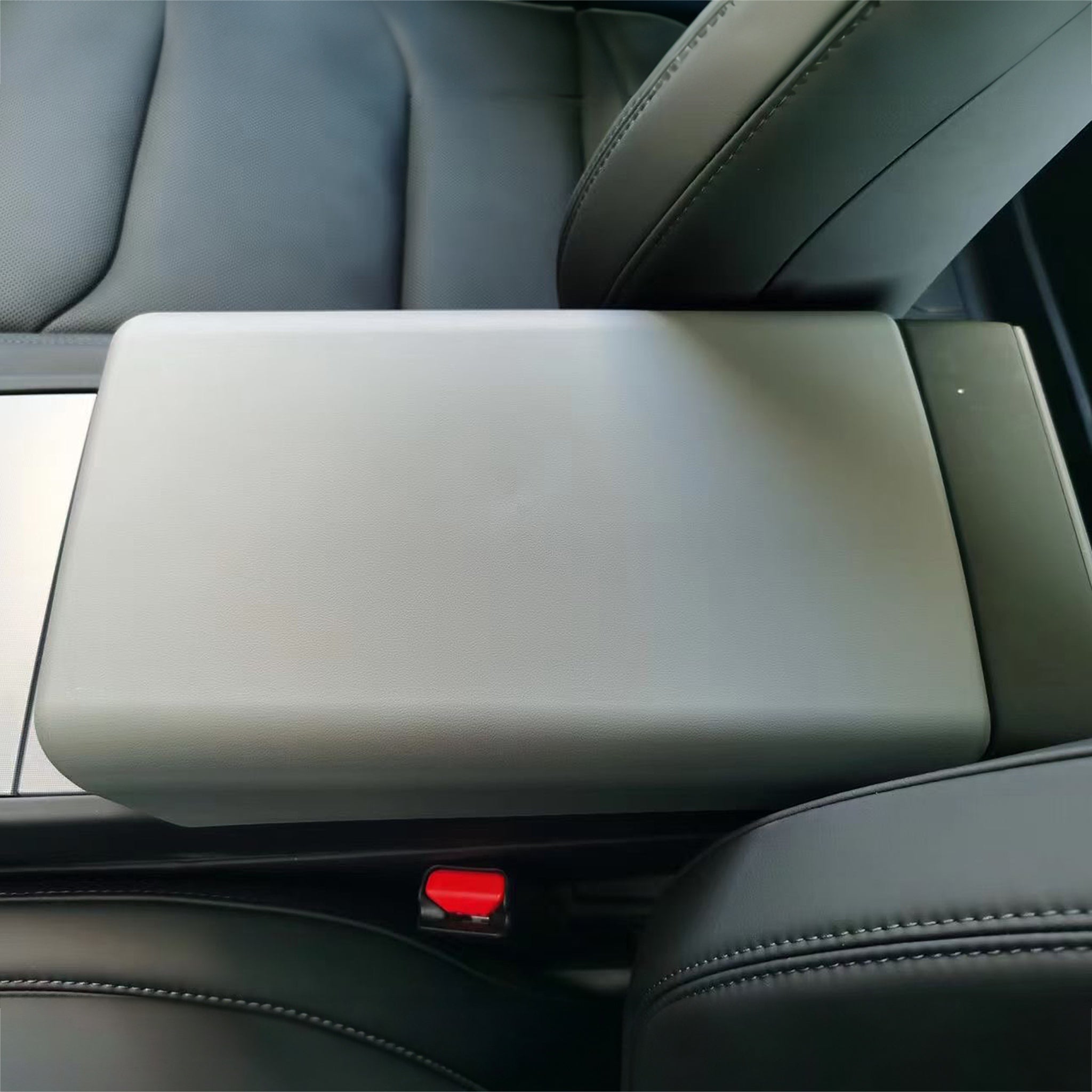Tesla Model 3 & Y Armrest Box Cover (2024+ Model 3 & 2025+ Model Y) - Premium Center Console Organizer for Car Storage & Protection - Perfect for Daily Commute & Road Trips