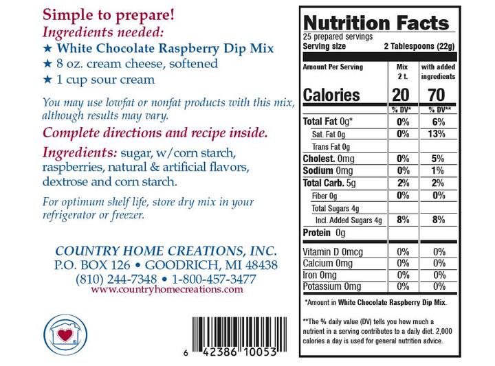 Delicious White Chocolate Raspberry Dip - Sweet & Creamy Dessert Sauce for Fruits, Cakes & Pastries | Perfect for Parties, Holidays & Gift Giving