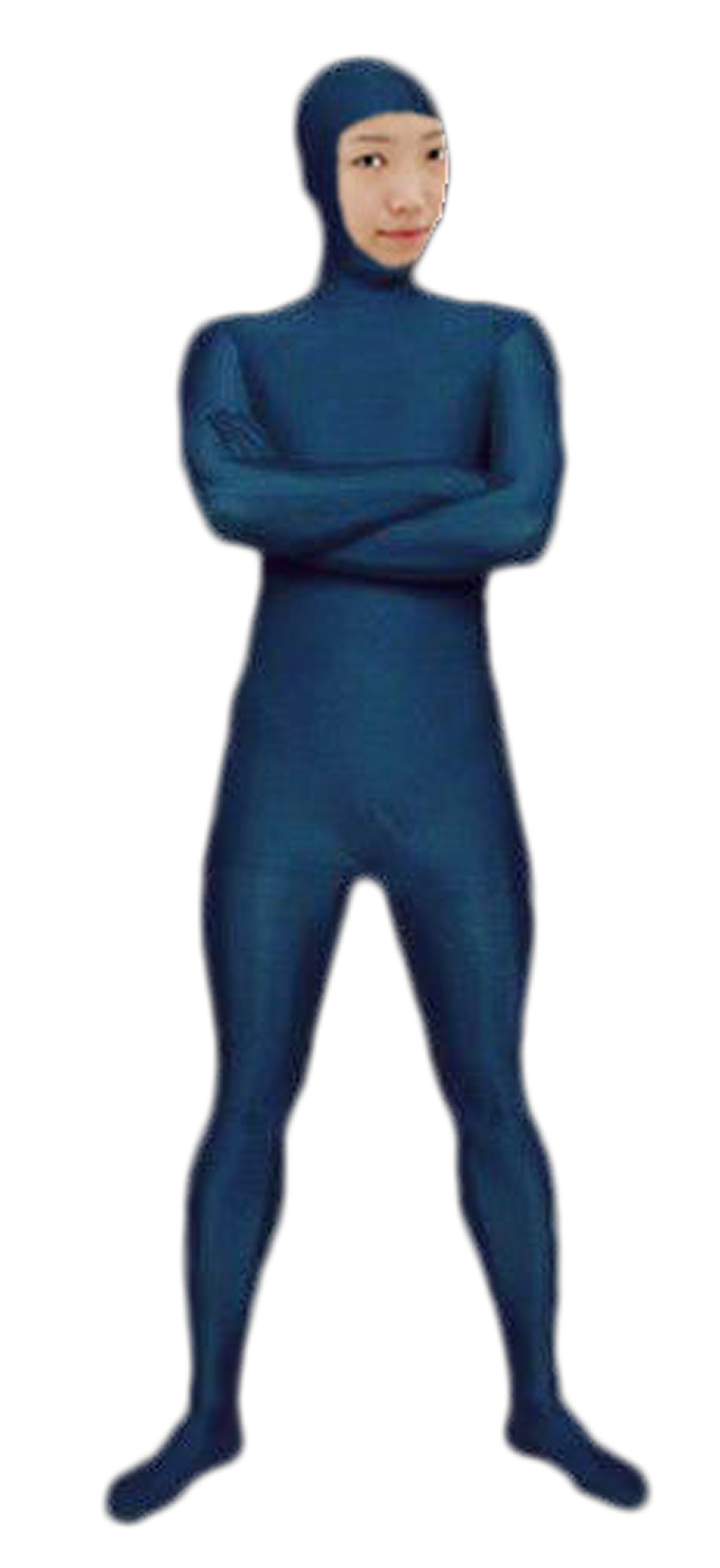 VSVO Spandex Open Face Full Bodysuit Zentai Suit for Adults & Kids - Stretchy Costume for Cosplay, Halloween, Dance & Performance