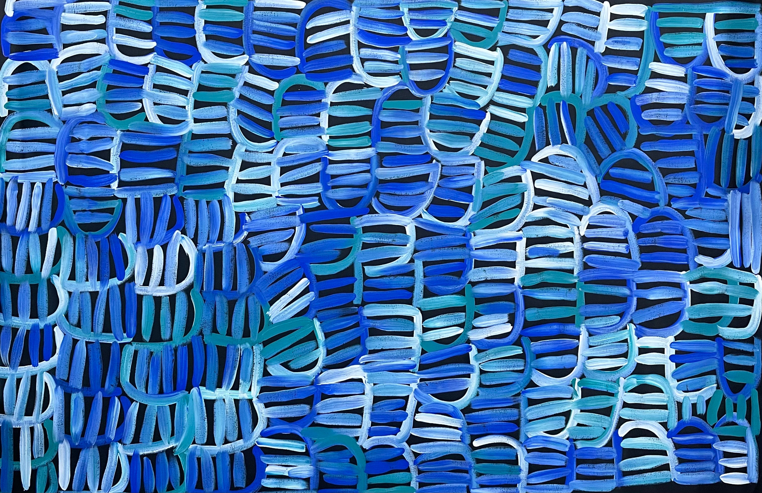 Louise Numina Napananka Aboriginal Art - Authentic Australian Indigenous Paintings for Home Decor & Office Wall Art