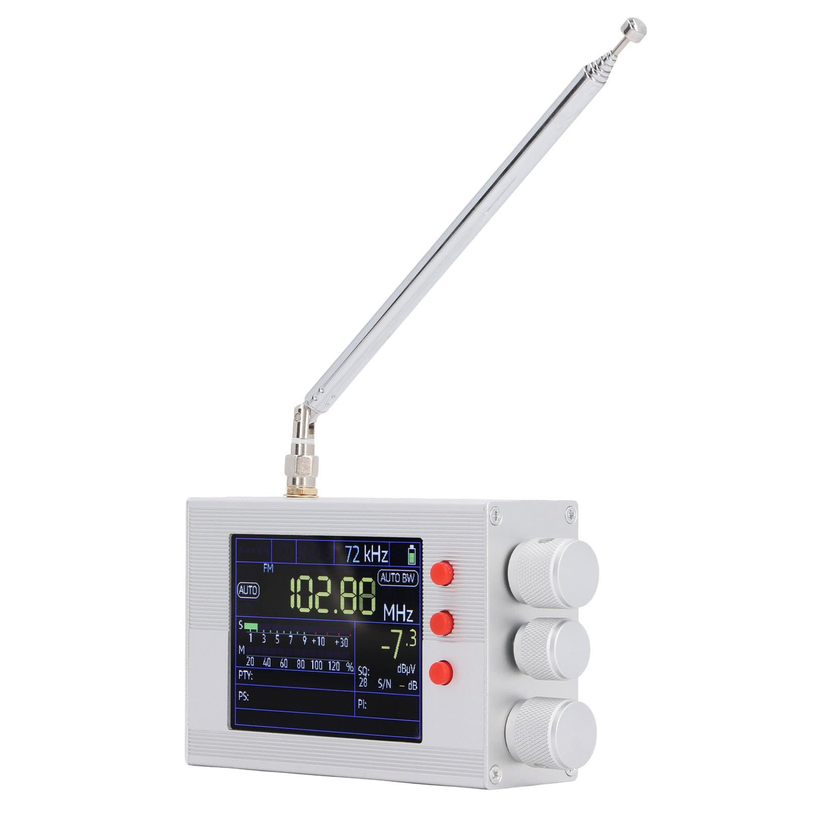 Full Band Radio Receiver with 2in LCD Display - 144‑27000Khz & 65Mhz‑108Mhz Strong Reception for Shortwave Radios | Perfect for Emergency Preparedness, Outdoor Adventures & Ham Radio Enthusiasts