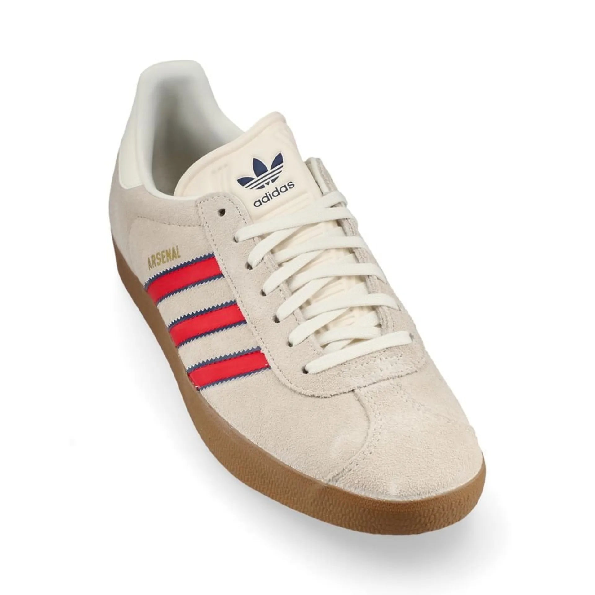 adidas Arsenal Gazelle Terrace Soccer Cleats - Offwhite/Better Scarlet/Night Sky - Men's Football Shoes for Training & Matches - Perfect for Turf & Artificial Grass Fields