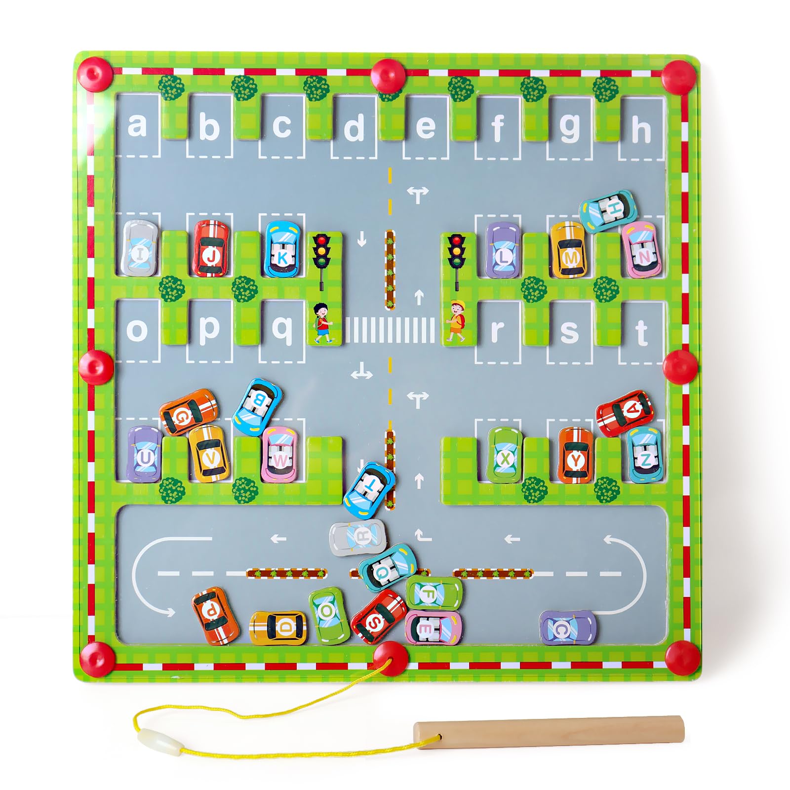Montessori Magnetic Alphabet Maze Toy - Fine Motor Skills Learning Game for Toddlers Ages 3-5 | Sensory Educational Toys for Preschool Boys & Girls | Perfect for Classroom & Homeschool Activities