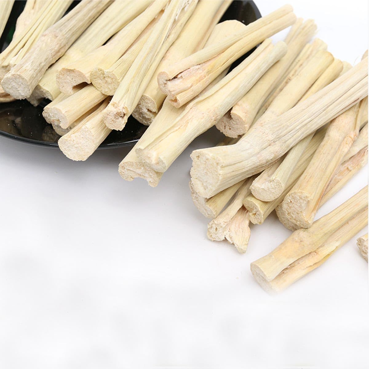 250g Natural Sweet Bamboo Chew Sticks for Rabbits, Guinea Pigs, Chinchillas, Hamsters - Healthy Small Pet Teeth Grinding Toy & Snack - Perfect for Cage Enrichment and Dental Care