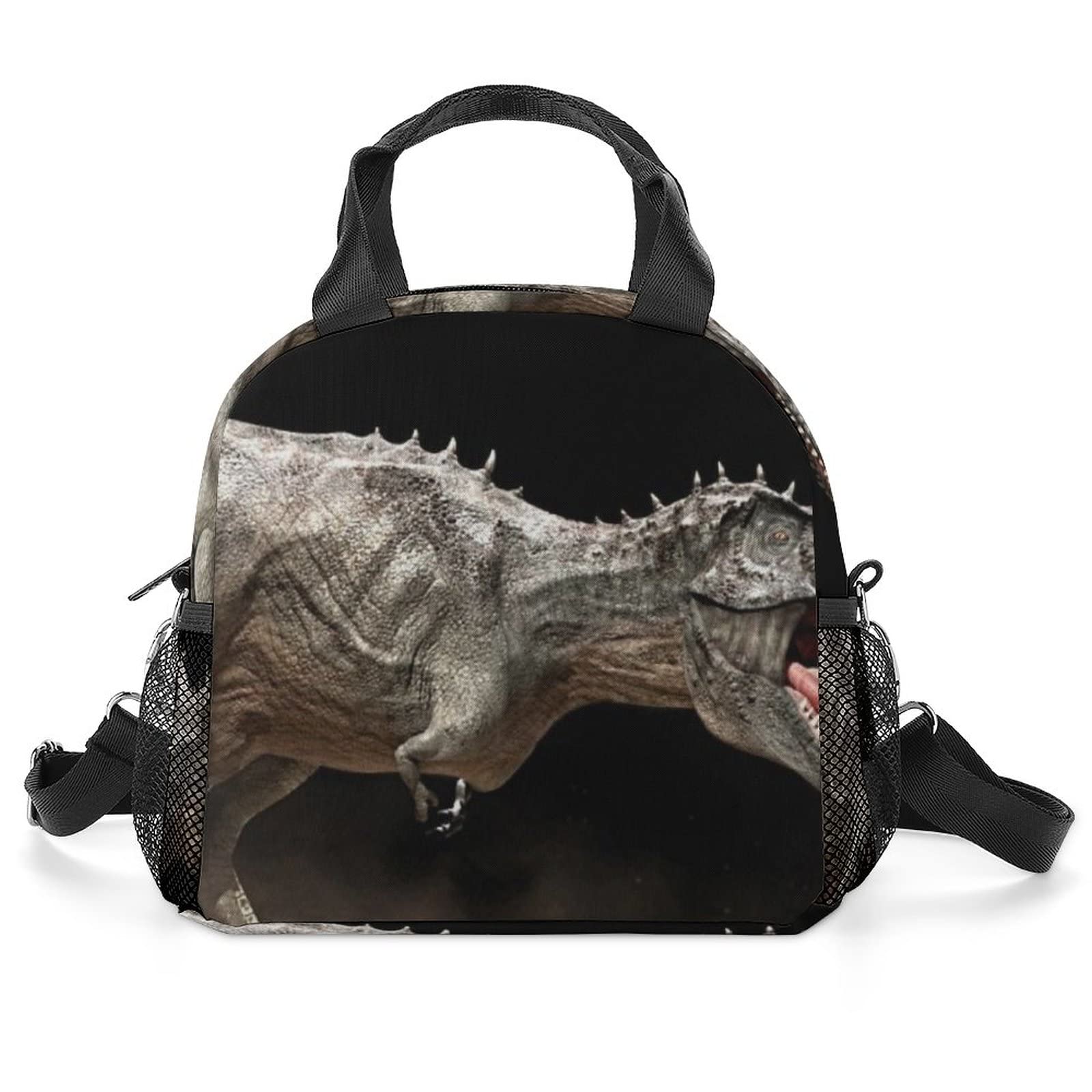 **JZDACH Insulated Lunch Bag for School & Office - Dinosaur Skeleton Design, Leakproof Cooler & Food Warmer for Men, Women & Teens - Perfect for Work, Picnics & Outdoor Activities**