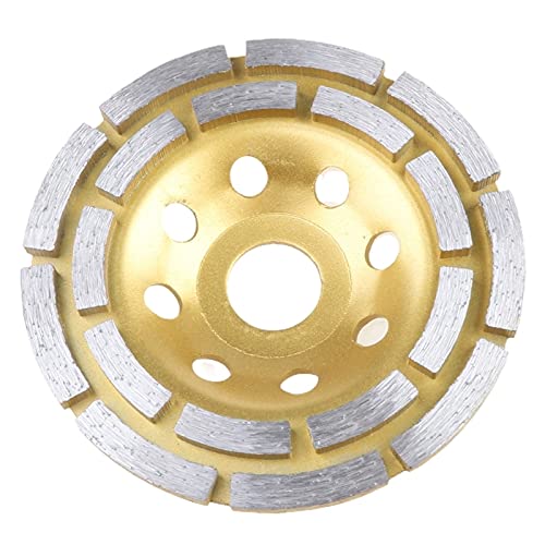 1 Pc Diamond Segment Grinding Wheel Cup Disc - 115mm Concrete Granite Stone Cutting Tool for Angle Grinder - Perfect for DIY Projects, Masonry Work & Tile Installation