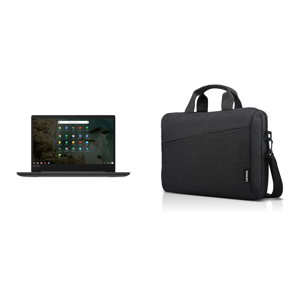 Lenovo Chromebook S330 14-Inch FHD Laptop (1920x1080) with 4GB RAM & 64GB Storage - Includes Water-Resistant 15.6-Inch Laptop Shoulder Bag - Perfect for Business, Travel & Remote Work