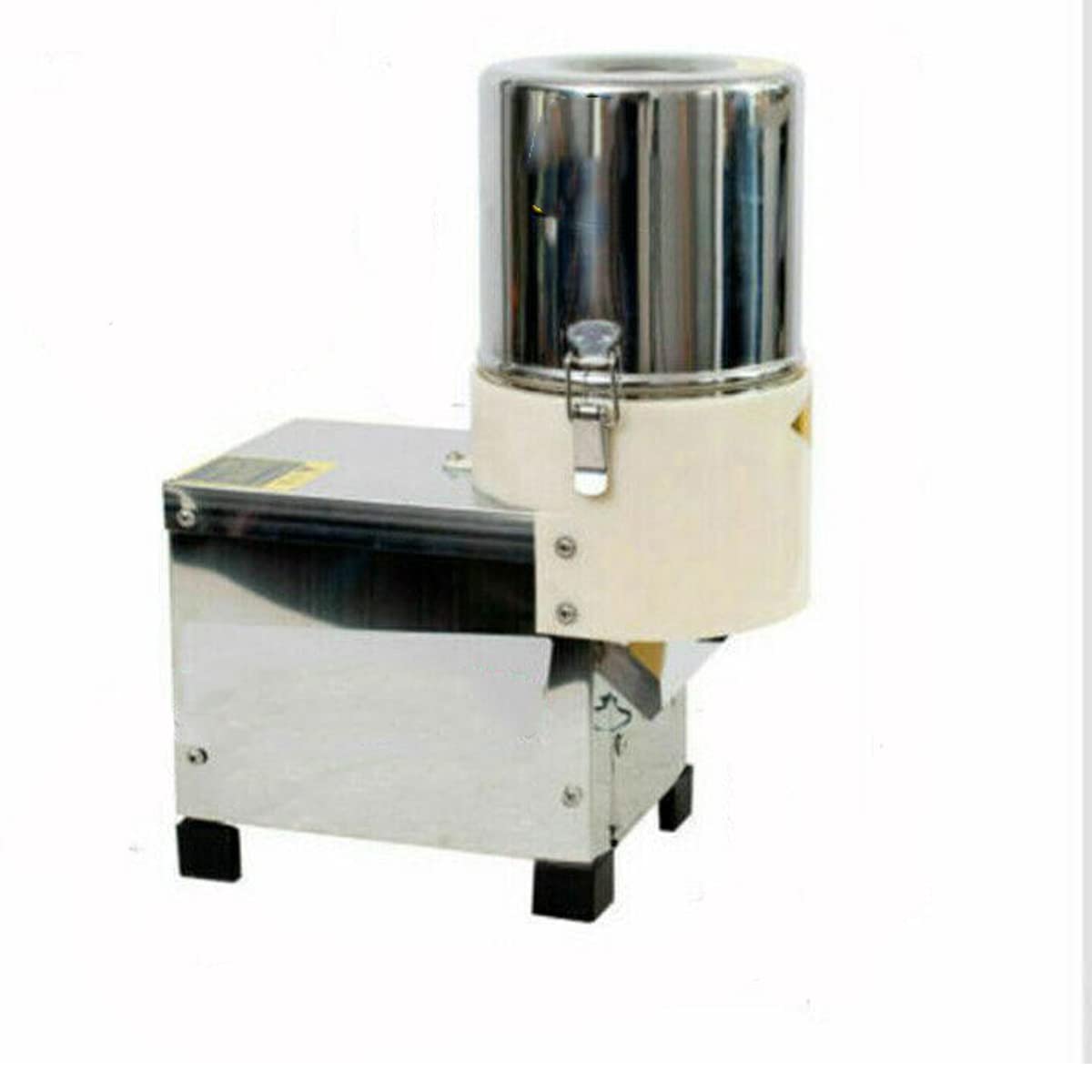 220W 220V Commercial Food Processor - Stainless Steel Electric Vegetable Chopper & Grinder with 1 Chopper & 3 Hole Knives - Perfect for Restaurants, Catering & Home Kitchen Use