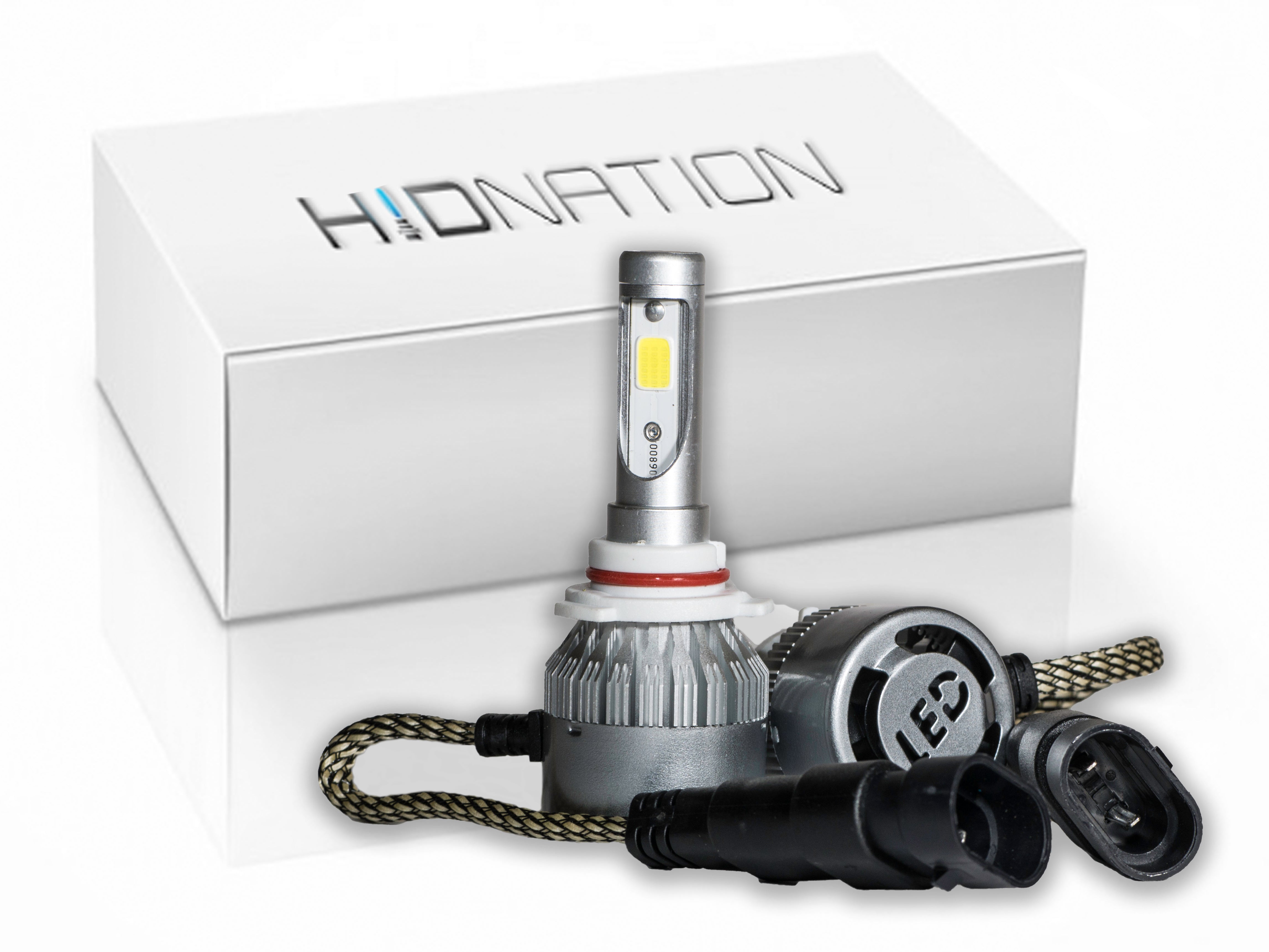 9006xs / 9006 LED Headlight Bulbs - Super Bright 6000K White Light, Plug and Play Replacement Kit for Cars, Trucks, SUVs - Perfect for Night Driving, Foggy Conditions & Off-Road Adventures