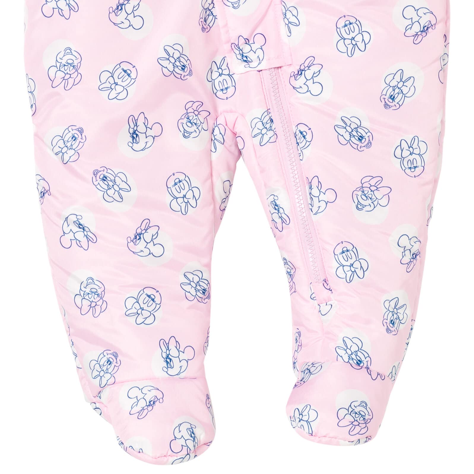 Disney Minnie Mouse Baby Girls Winter Pram Suit - Newborn to 12 Months - Soft & Warm Outerwear for Infants - Perfect for Stroller Walks & Outdoor Adventures