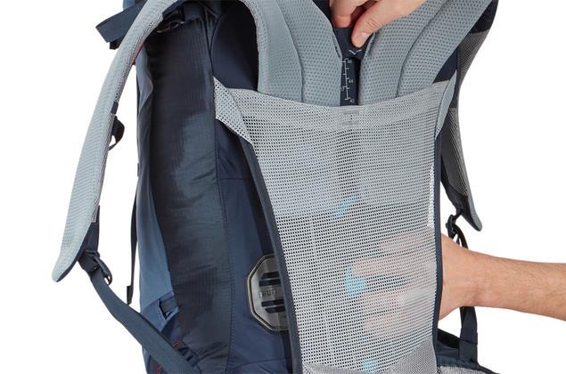 Thule Capstone 50L Men's Hiking Backpack - Lightweight Water-Resistant Travel & Trekking Pack for Outdoor Adventures (Obsidian)