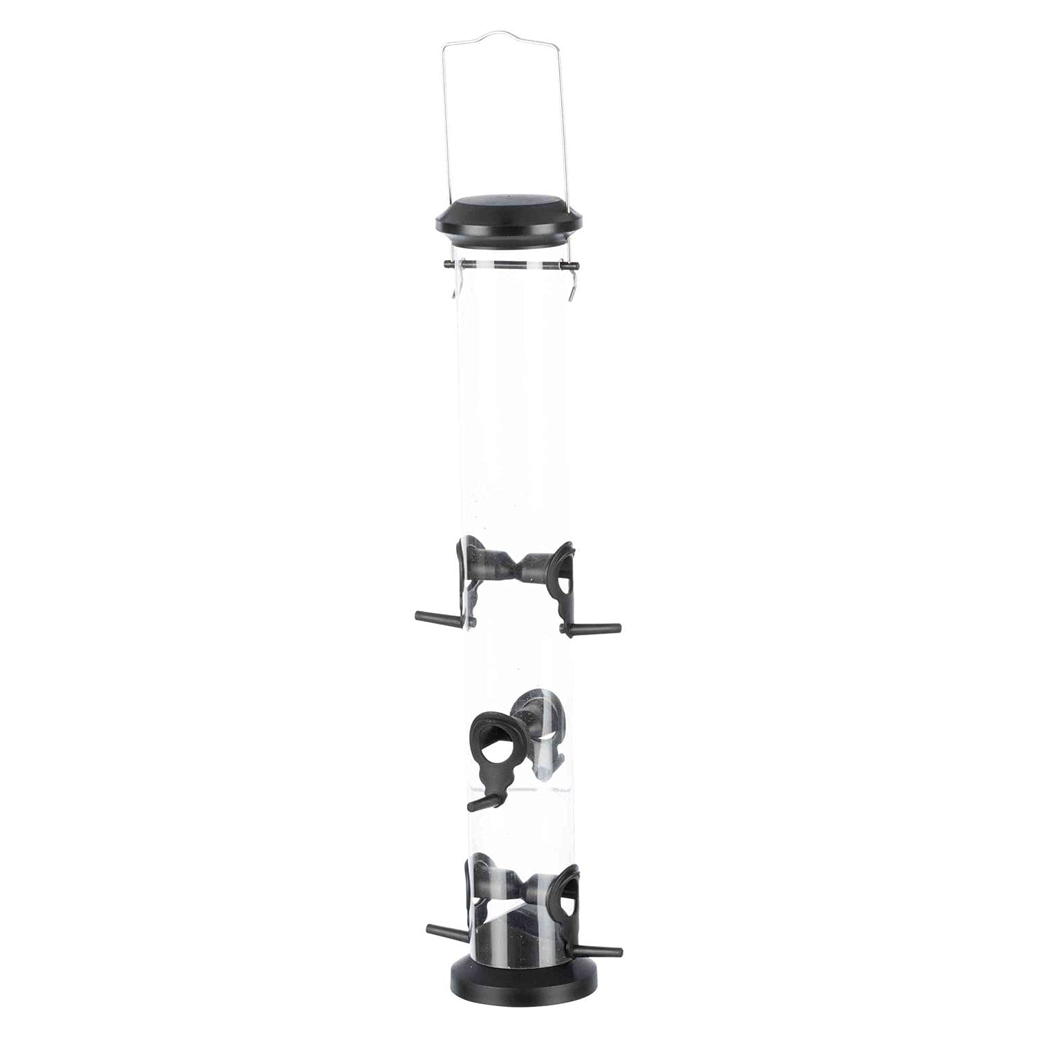Trixie 55636 Weatherproof Outdoor Bird Feeder - Durable Hanging Feeder for Garden, Patio & Backyard - Attracts Wild Birds with Easy-Fill Design