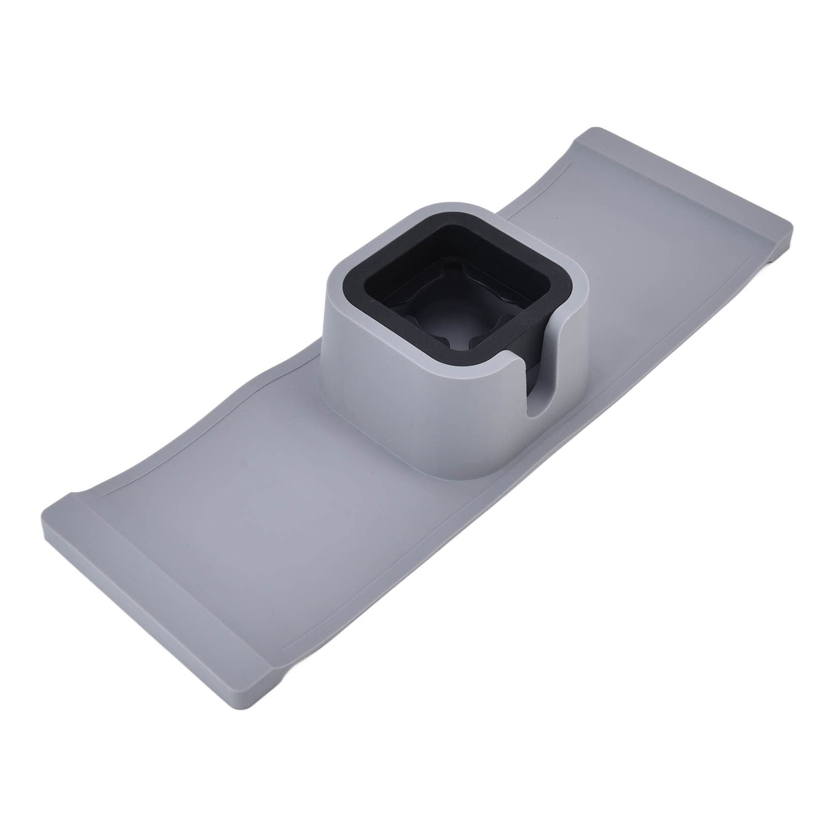 Ergonomic Silicone Cup Holder Tray for Couch Arm - Demeras Convenient Drink Holder for Living Room, Sofa & Bedside (Gray) - Perfect for Relaxing with Coffee, Tea or Snacks While Watching TV
