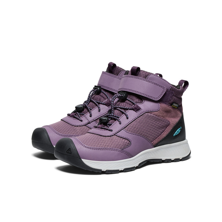 Waterproof Skua Boots for Big Kids - Black Plum/Plum Perfect | Outdoor Play, Rainy Day Adventures, Winter Hiking Footwear