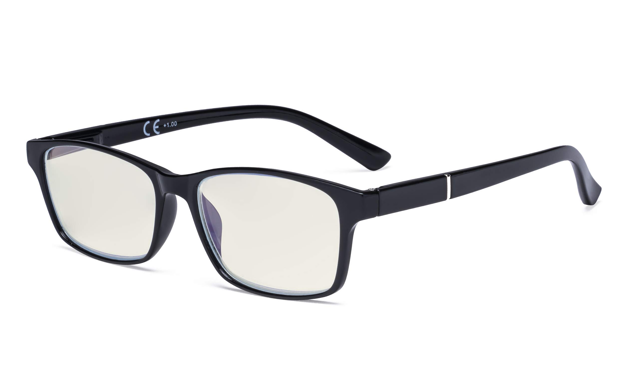 Blue Light Blocking Glasses for Women & Men - Anti UV & Screen Glare Computer Glasses for Digital Eye Strain Relief - Perfect for Office Work, Gaming & Nighttime Screen Use