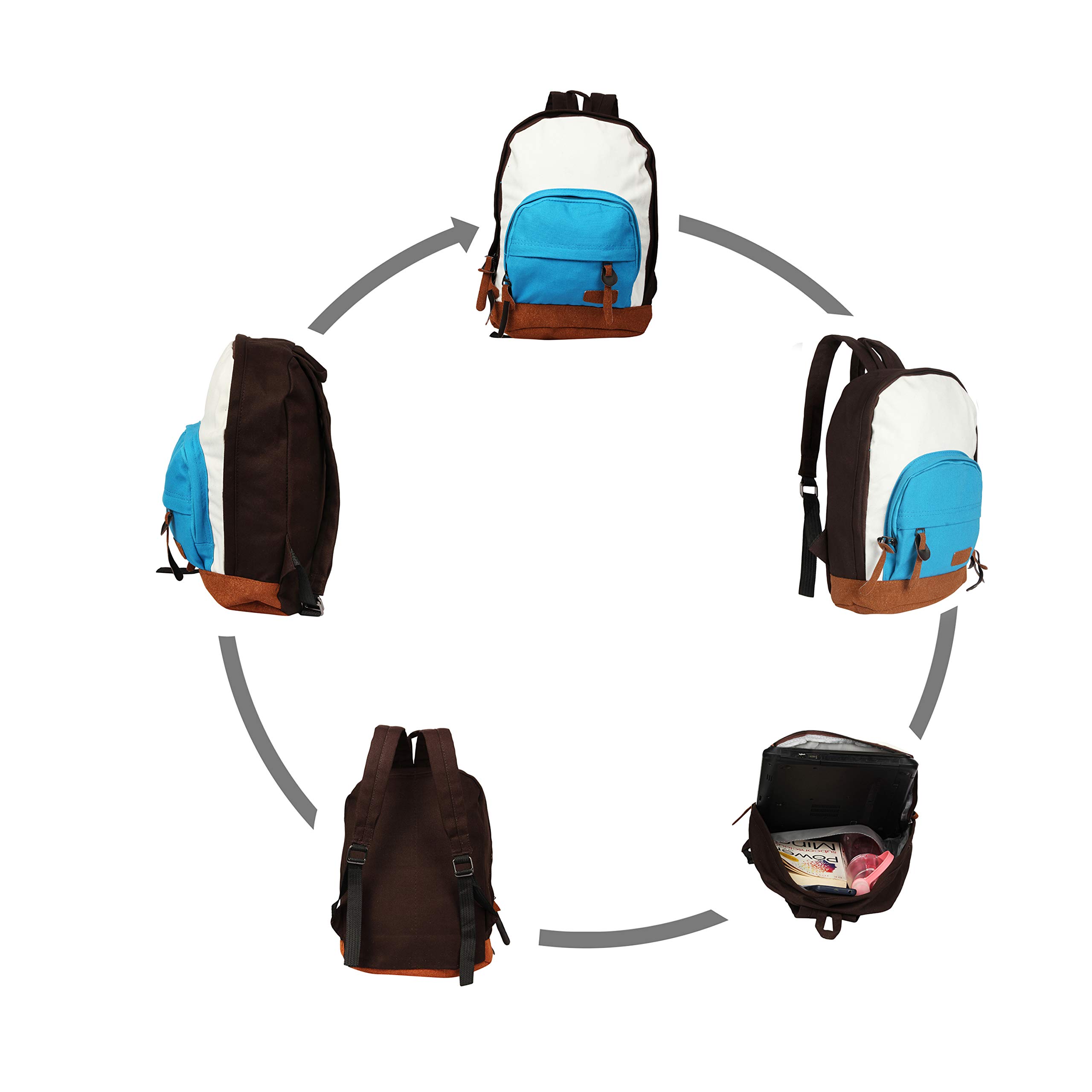 Instabuyz Lightweight Unisex Backpack for Office, School & College - Perfect for Work, Study & Travel