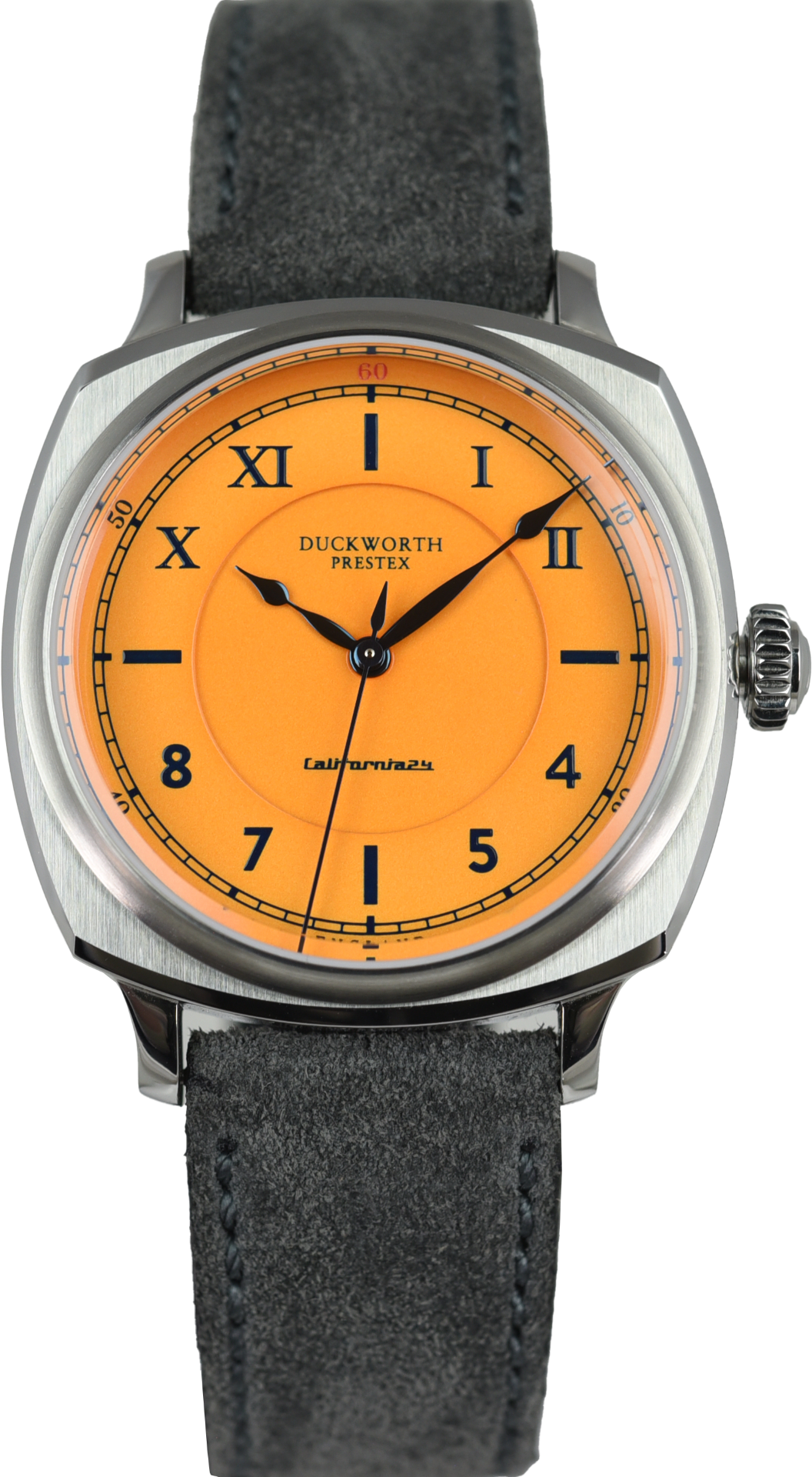 Duckworth Prestex California Limited Edition Orange Watch - Vintage Pre-Owned Luxury Timepiece for Men - Perfect for Casual Wear, Collectors & Special Occasions