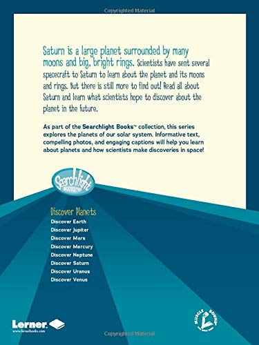 Discover Saturn - Searchlight Books™ Explore Planets | Educational Astronomy Book for Kids & Space Enthusiasts | Perfect for Classroom Learning & Home Reading