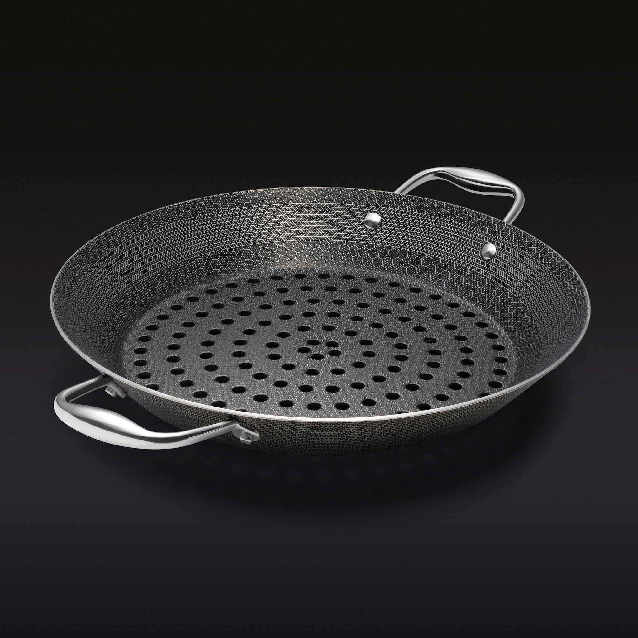 Best BBQ Grill Pan for Outdoor Cooking - Non-Stick Cast Iron Griddle for Grilling Steak, Burgers & Vegetables - Perfect for Camping, Backyard BBQs & Picnics