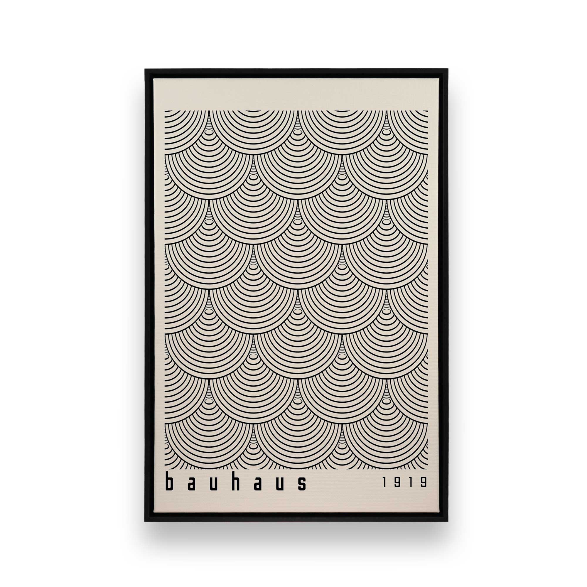 Bauhaus Arches Canvas Print - Modern Abstract Wall Art for Living Room, Bedroom & Office Decor