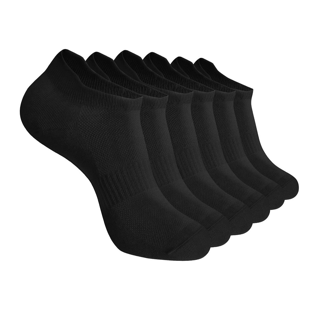 6 Pairs Women's Running Socks - Breathable No Show Athletic Socks for US Size 6-10 | Soft Low Cut Sports Socks for Jogging, Gym & Daily Wear