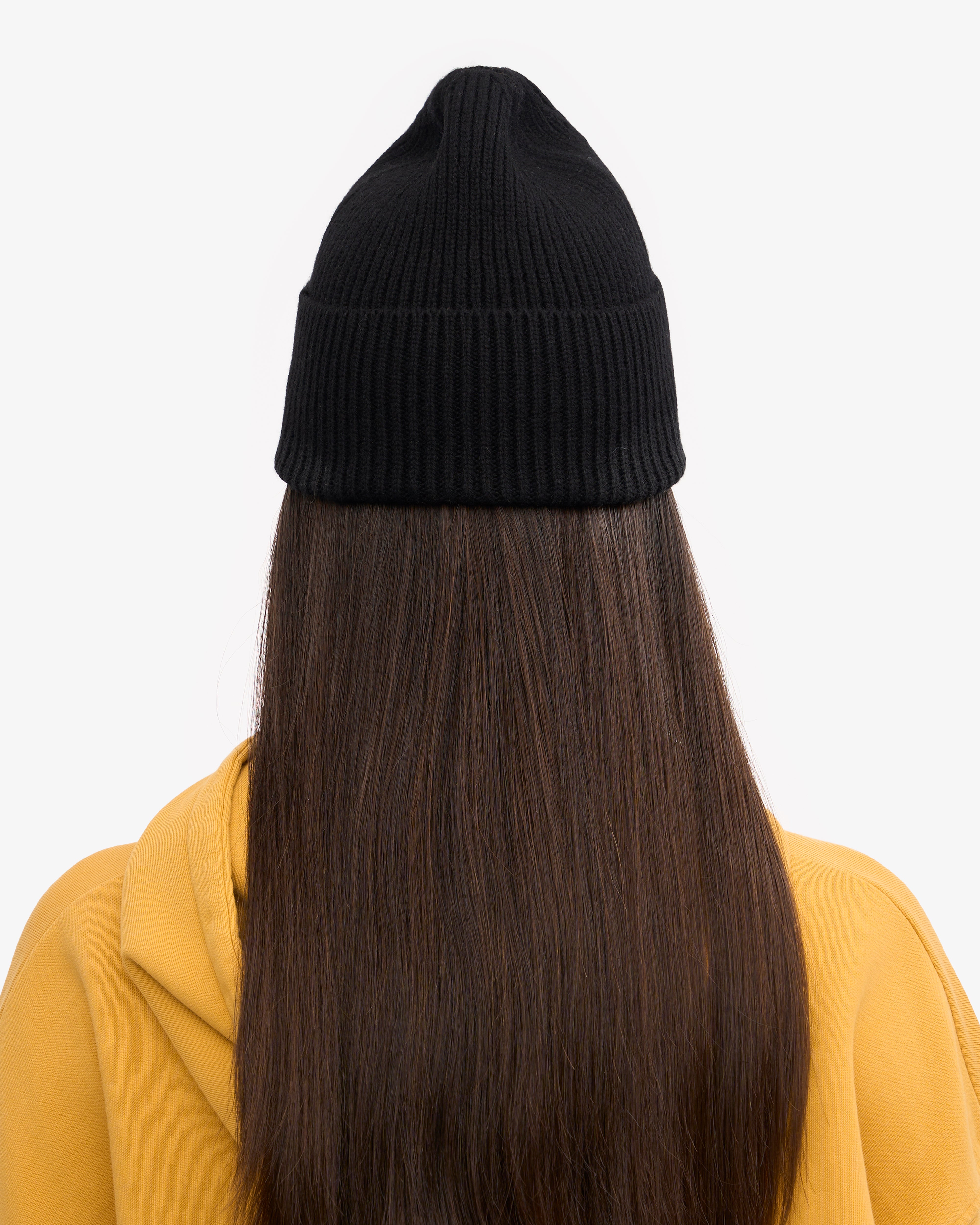 Premium Merino Wool Beanie for Men & Women - Ultra Soft Winter Hat, Deep Black - Perfect for Skiing, Hiking & Cold Weather Outdoor Activities