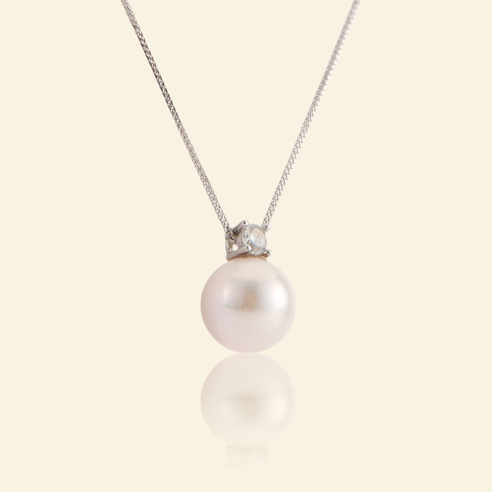 Elegant AAAA Freshwater Pearl Pendant Necklace for Women - Perfect for Weddings, Parties & Everyday Wear