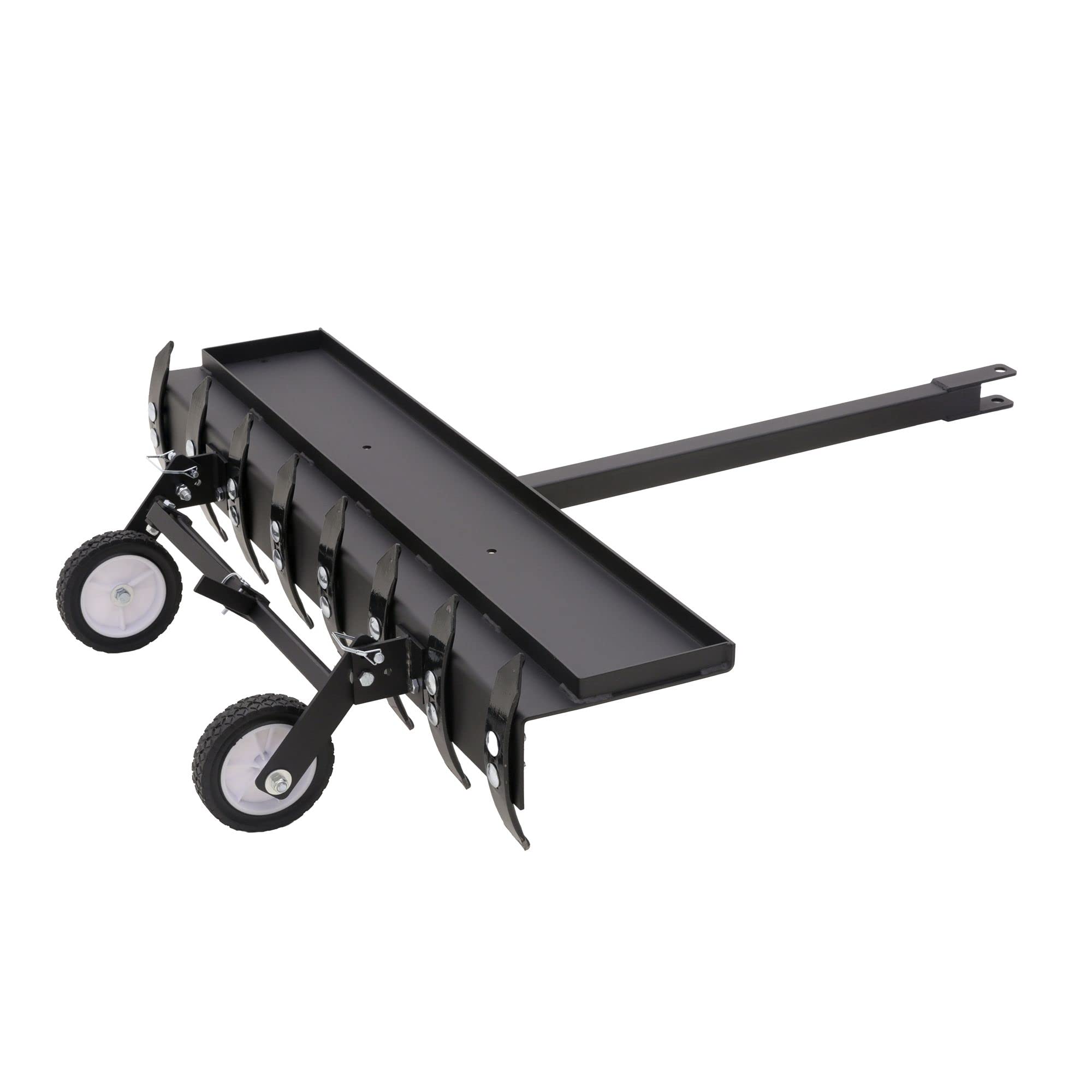 Black Widow ATV & UTV Steel Chisel Plow Attachment - Heavy Duty Landscaping & Gardening Implement for Food Plots, Soil Cultivation & Ground Preparation - Perfect for Farms, Homesteads & Agricultural Use