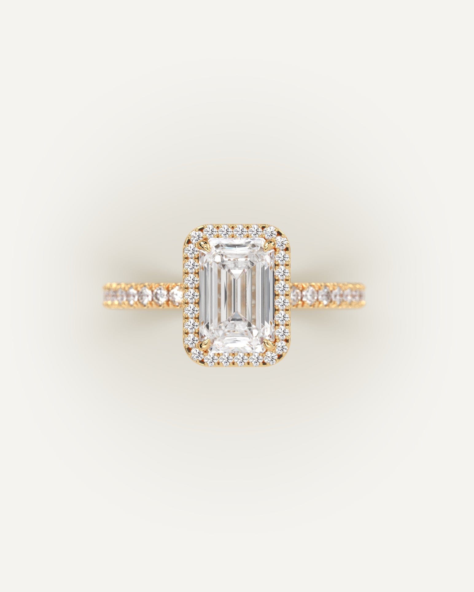 2 Carat Emerald Cut Diamond Ring - 14K White Gold Engagement Ring for Women | Perfect for Proposals, Anniversaries & Special Occasions