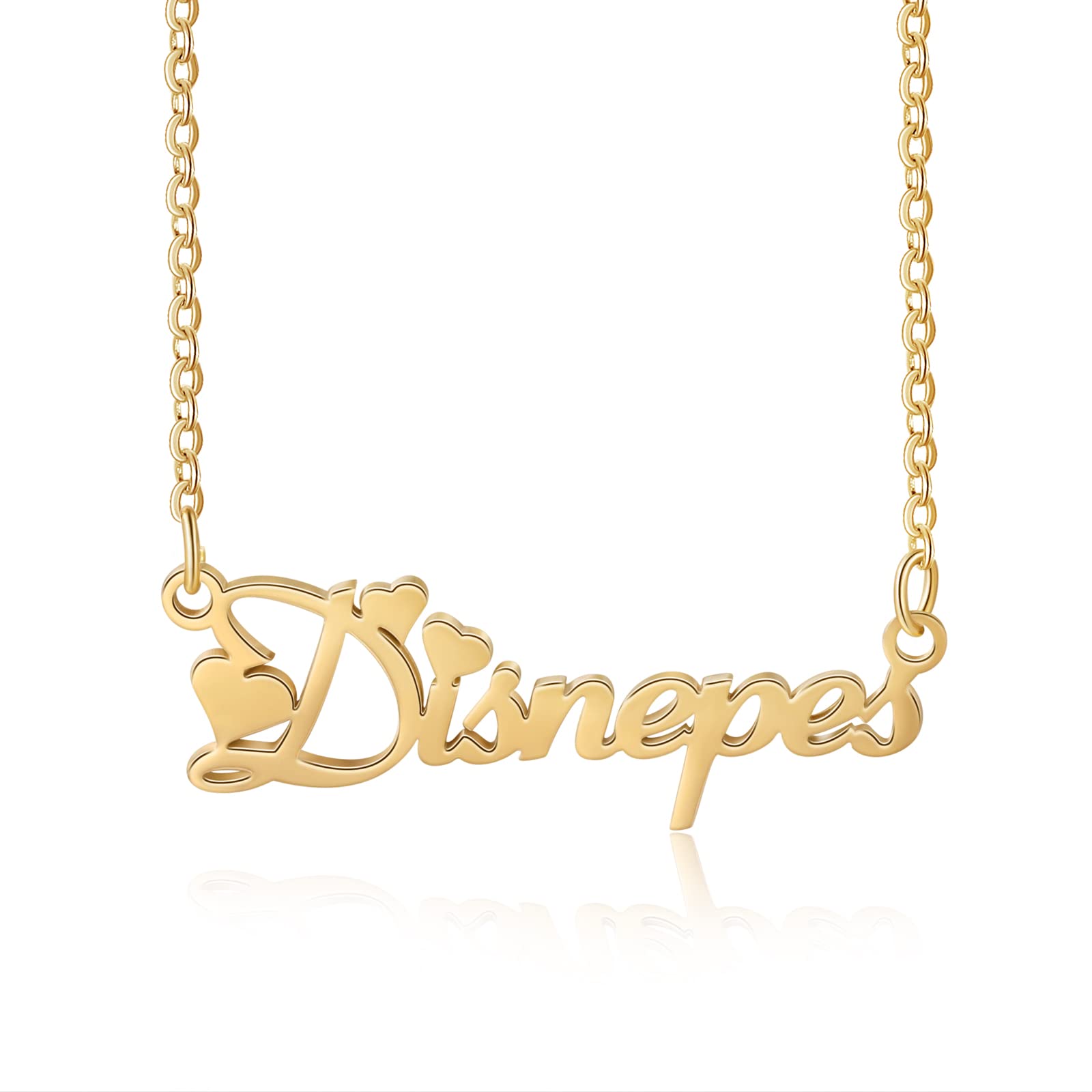 Custom Name Necklace for Women & Girls - Personalized Name Jewelry Gift for Daughter, BFF, Birthday, Anniversary | Elegant Pendant Necklace for Everyday Wear & Special Occasions