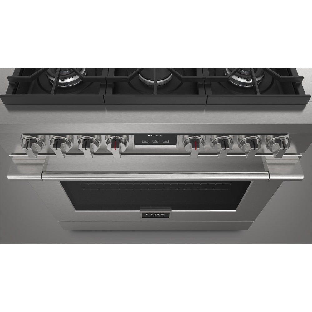 Fulgor Milano 36-Inch 400 Series Accento All Gas Range - Stainless Steel (F4PGR366S2) | Professional Gas Stove for Home Kitchen, Restaurant & Commercial Use
