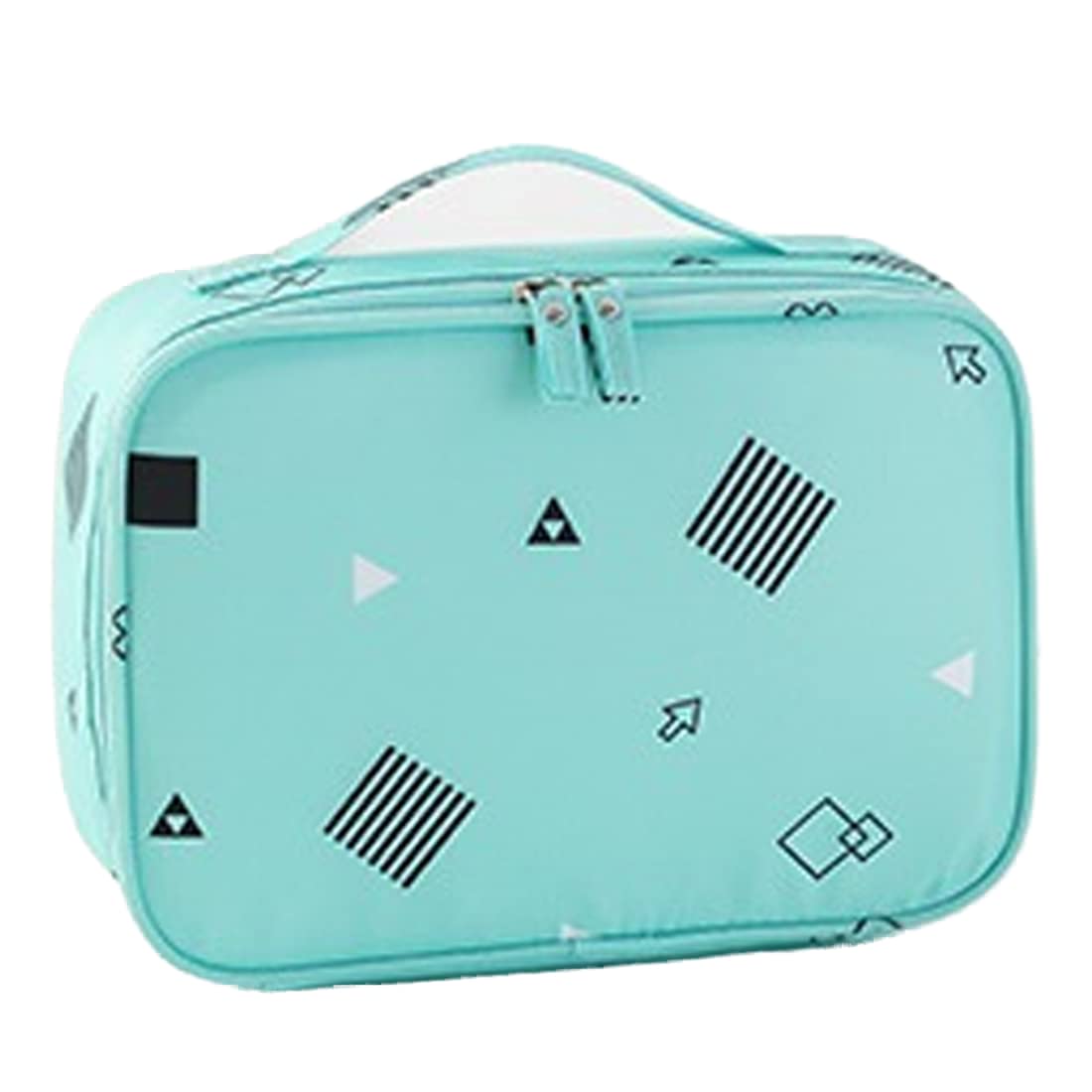Stylish Portable Travel Makeup Bag for Women - Waterproof Cosmetic Organizer (Green) | Perfect for Vacation, Gym & Everyday Use