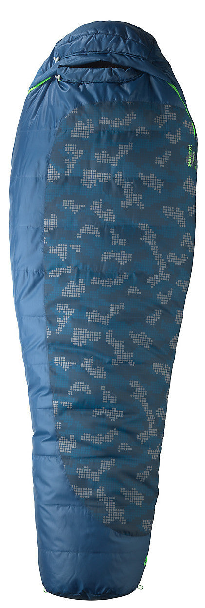 Marmot Trestles 15°F Sleeping Bag - Lightweight & Water-Resistant for Camping, Hiking & Backpacking - Perfect for Cold Weather Adventures