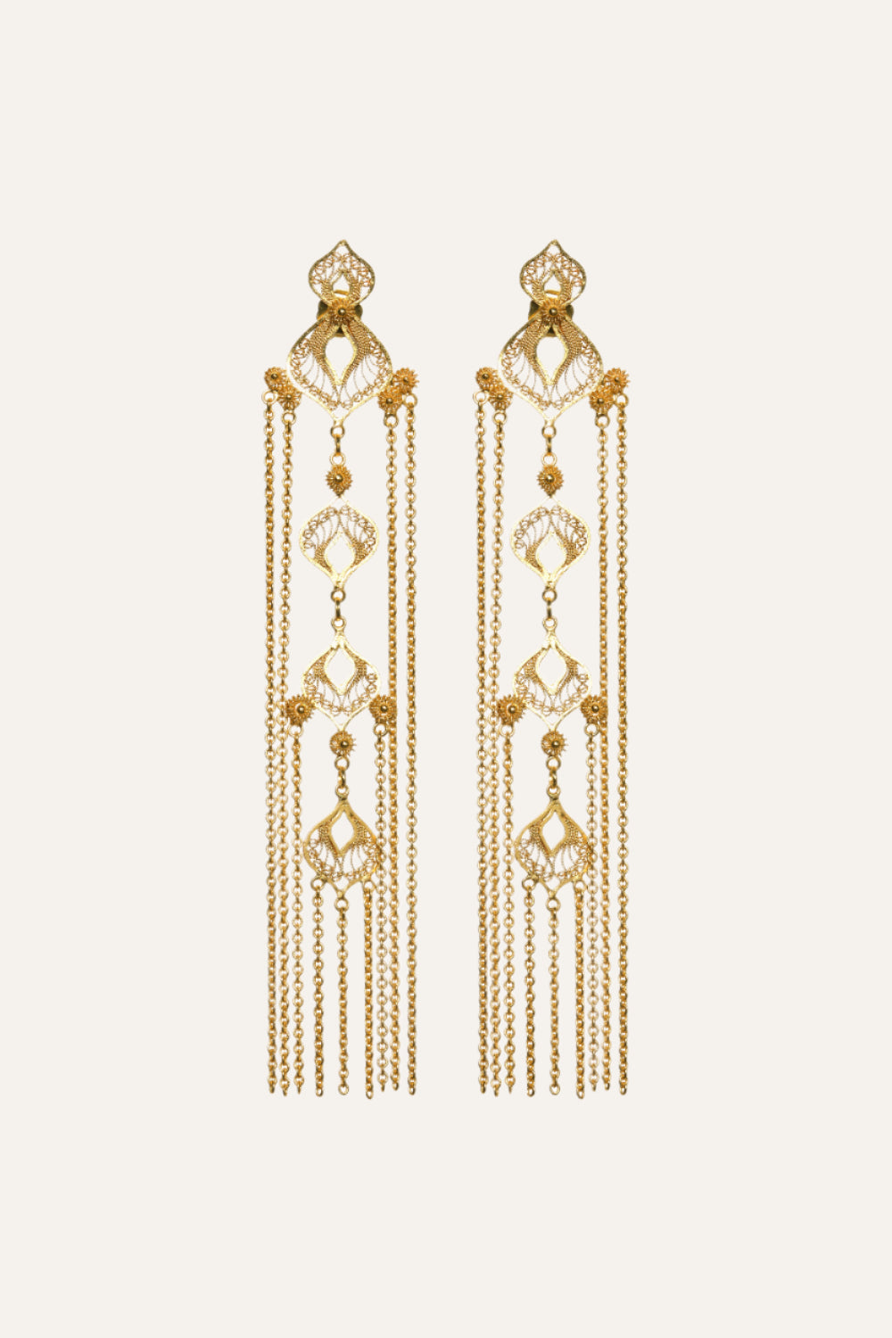 Liberation Layers Earrings for Women - Trendy Boho Chic Dangle Earrings - Perfect for Parties, Weddings & Everyday Wear