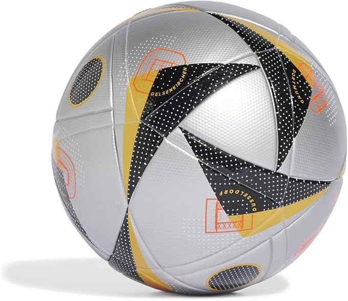 Adidas EURO 2024 UEFA Official Match Soccer Ball IX4046 - Authentic Tournament Football for Games, Training & Collectors